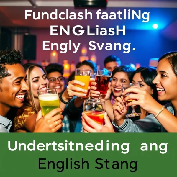 Hình ảnh cho thấy mọi người đang nâng ly hoặc uống rượu, với tiêu đề: Tìm hiểu "Down a Drink" trong tiếng lóng tiếng Anh