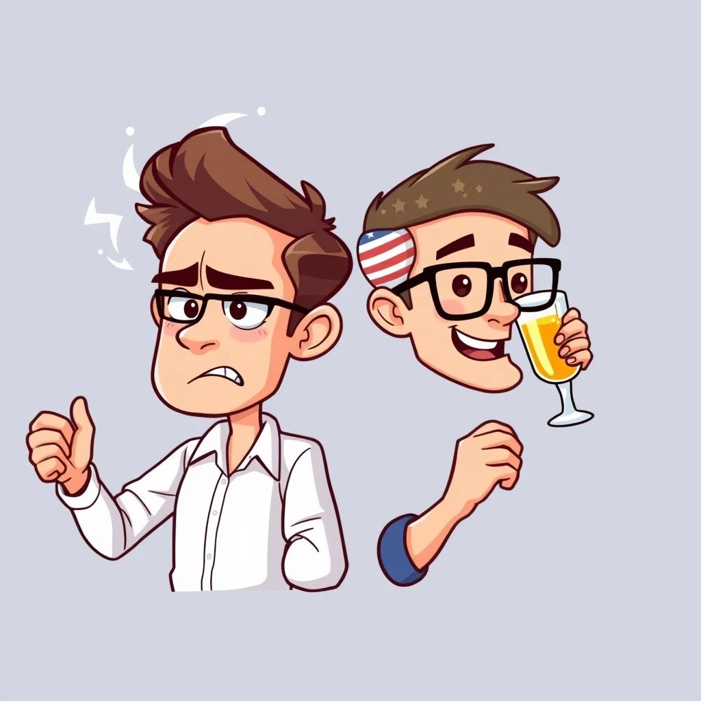 คำอธิบายคำว่า "Pissed" เข้าใจสแลงอังกฤษทั่วไป (UK vs. US)