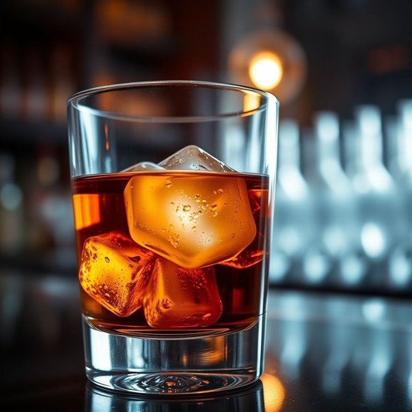 Gọi một ly whisky "On The Rocks" tại một quán bar