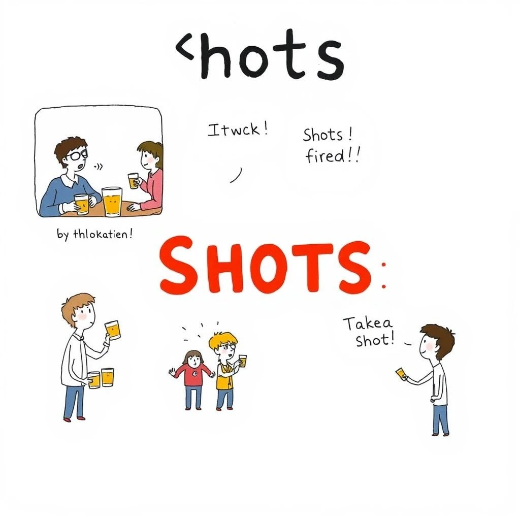 الكشف عن المعنى العامي لـ "Shots": دليل شامل لمتعلمي اللغة الإنجليزية