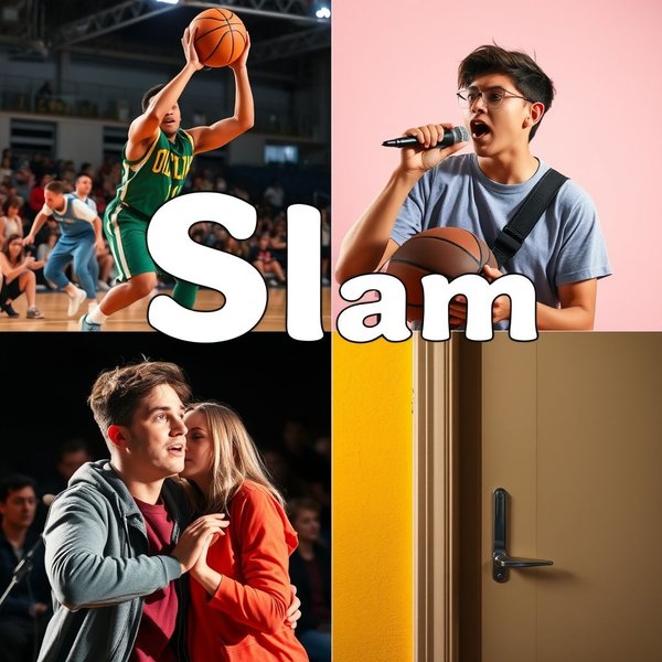 Image showing different uses of the word Slam