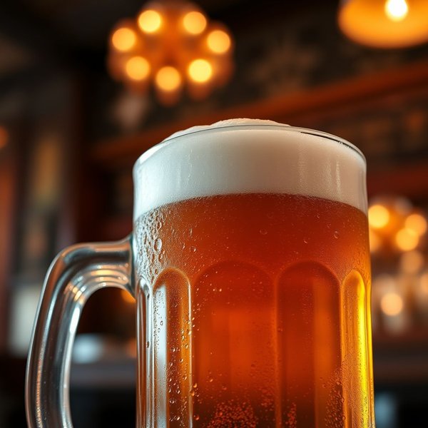 Image of a foamy beer with the title "Suds - Common English Slang for Beer"