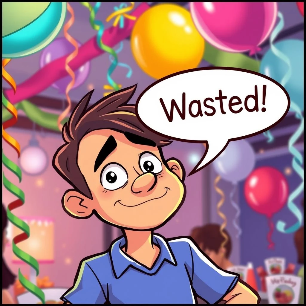 「Wasted」を理解する その意味と一般的な英語スラングの使い方