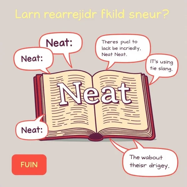 استخدام كلمة Neat في اللغة الإنجليزية العامية