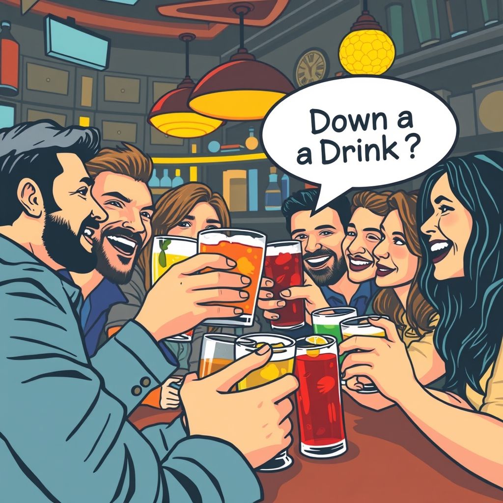 ถอดรหัส Down a Drink: เรียนรู้คำสแลงภาษาอังกฤษทั่วไปให้เชี่ยวชาญ
