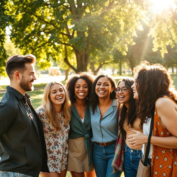 Zwei Freunde lachen zusammen und veranschaulichen die freundliche Bedeutung des Wortes Buddy