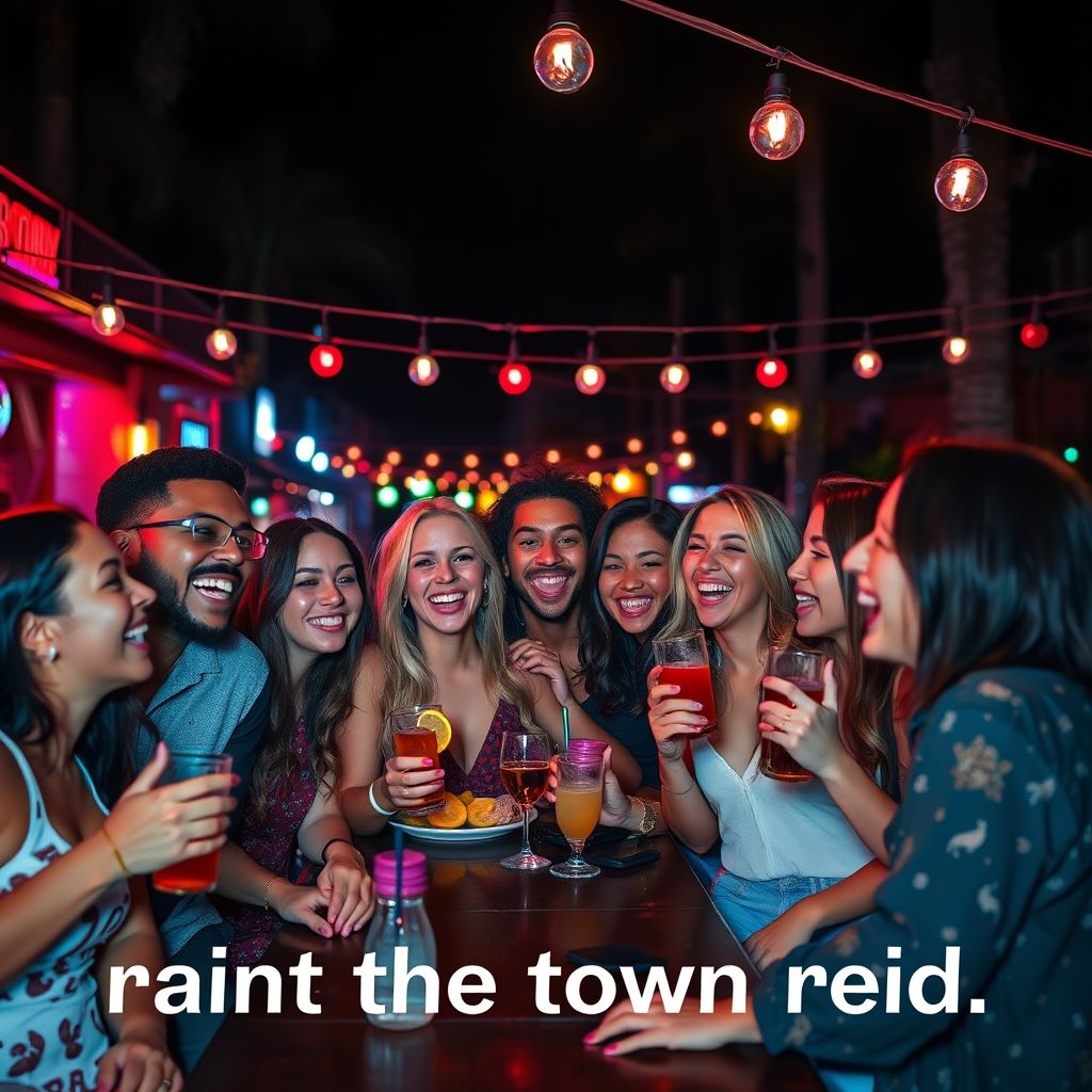 Paint The Town Red Ý Nghĩa và Cách Sử Dụng Thành Ngữ Tiếng Anh
