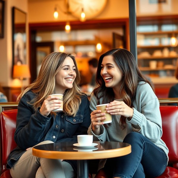 Two friends sitting on a park bench, enjoying a conversation and ready to shoot the breeze.