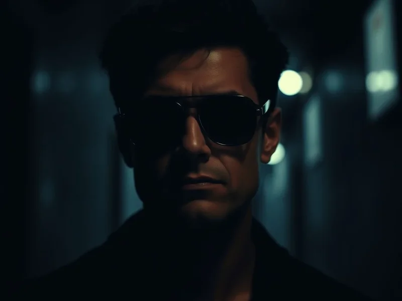 บุคคลมองไปด้านข้าง พร้อมที่จะ throw shade