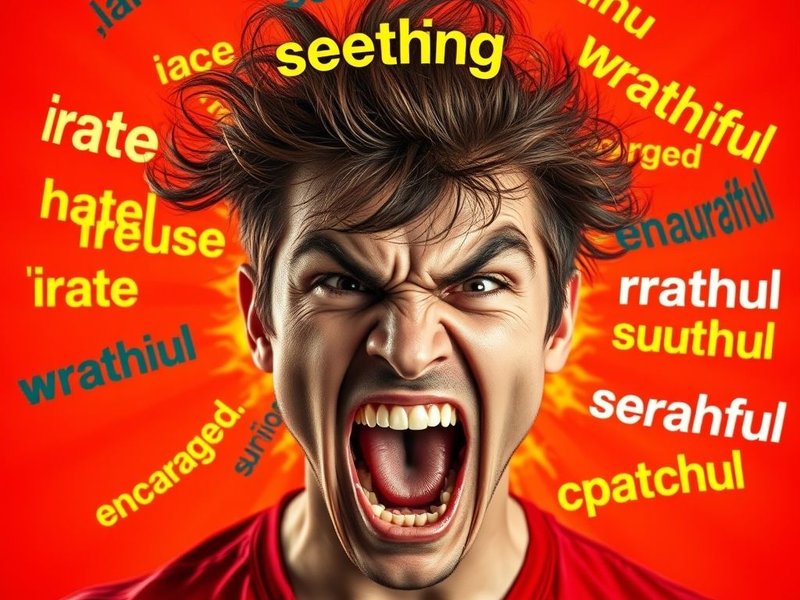 Synonyms for Furious to expand vocabulary