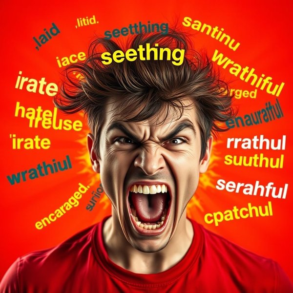 Synonyms for Furious to expand vocabulary