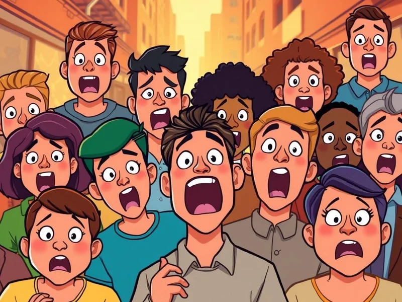 Person looking surprised, illustrating synonyms for Surprised