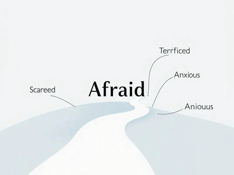 Synonyms for Afraid: A Guide to Nuanced Expression