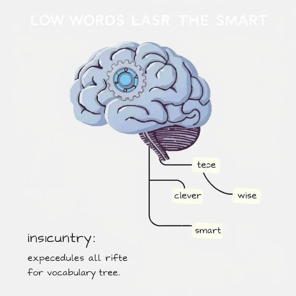 Image showing a lightbulb turning on above a book, with the text "Synonyms for Smart to improve your writing"