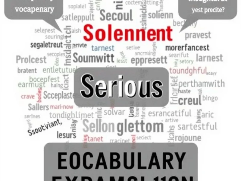 Các từ đồng nghĩa với Serious - Mở rộng vốn từ vựng của bạn