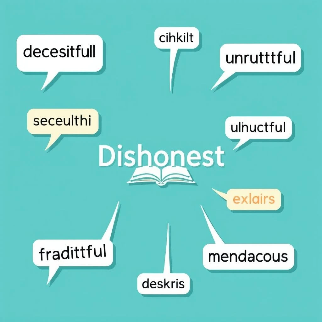 Sinónimos para Dishonest Expresate con precisión