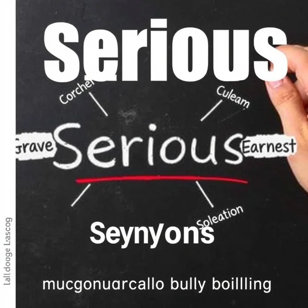 Synonyms for Serious - Expand Your Vocabulary