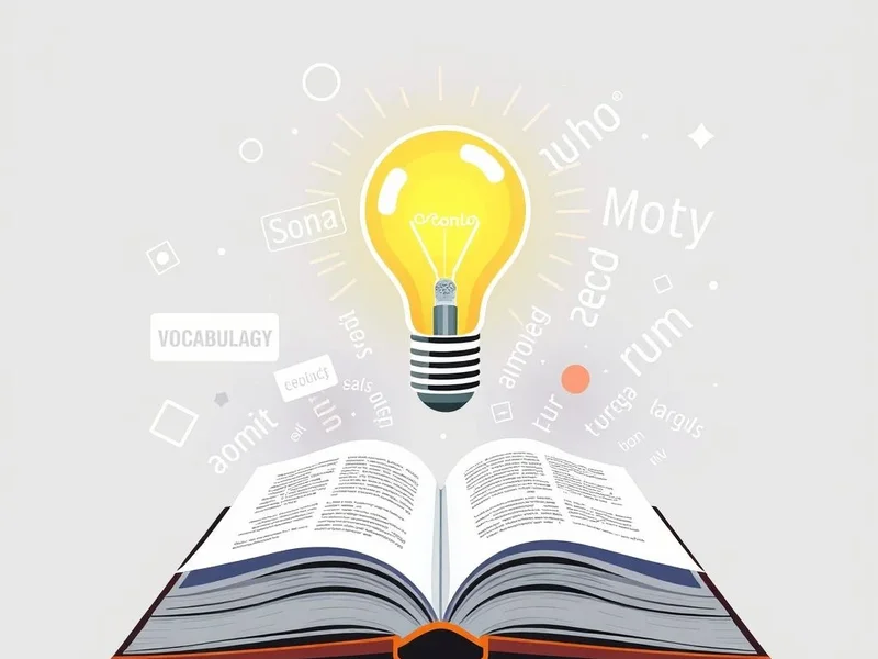 Imagen mostrando una bombilla encendiéndose sobre un libro, con el texto "Sinónimos de Smart para mejorar tu escritura"