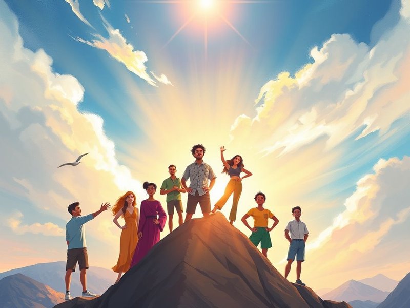 Image showing synonyms for brave being used in different contexts