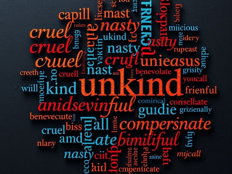 Image displaying various synonyms for Mean