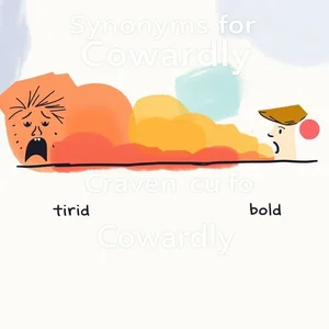 Từ đồng nghĩa của Cowardly Diễn tả nỗi sợ một cách chính xác