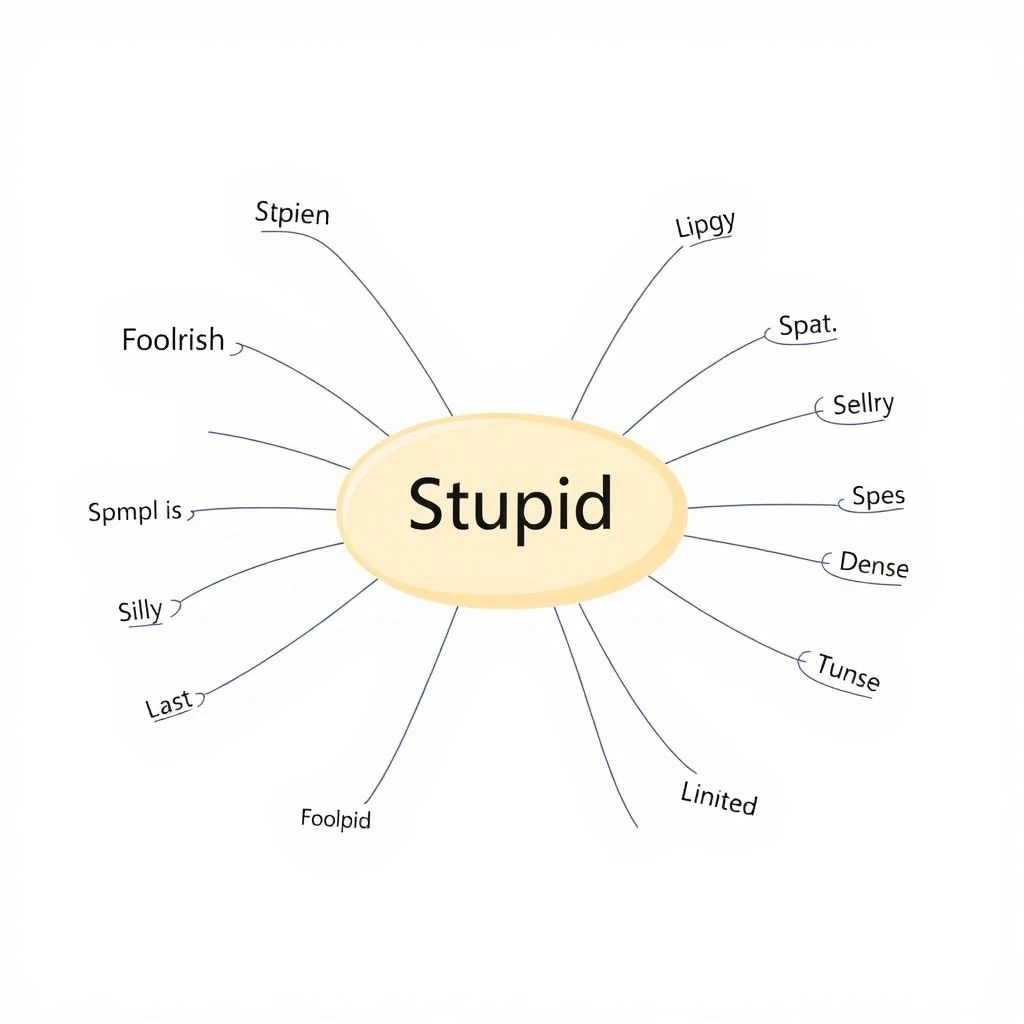 Đồng nghĩa với Stupid Rèn luyện cách chọn từ tinh tế