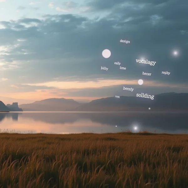 Imagen que muestra un paisaje sereno, con texto superpuesto: Sinónimos de EN para Mejorar Tu Vocabulario