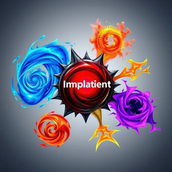 Sinônimos para Impatient: Ferramenta visual de aprendizado para alunos de inglês como segunda língua