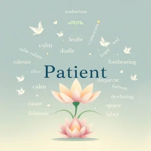 Descubra sinônimos para Patient EN language e expresse-se claramente