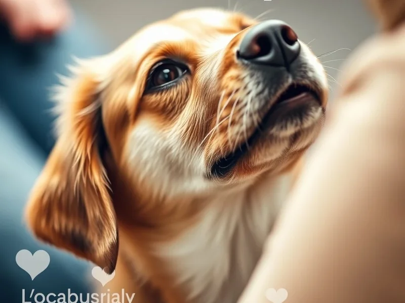 Image of a loyal dog looking at its owner with text overlay "Synonyms for Loyal and How to Use Them"
