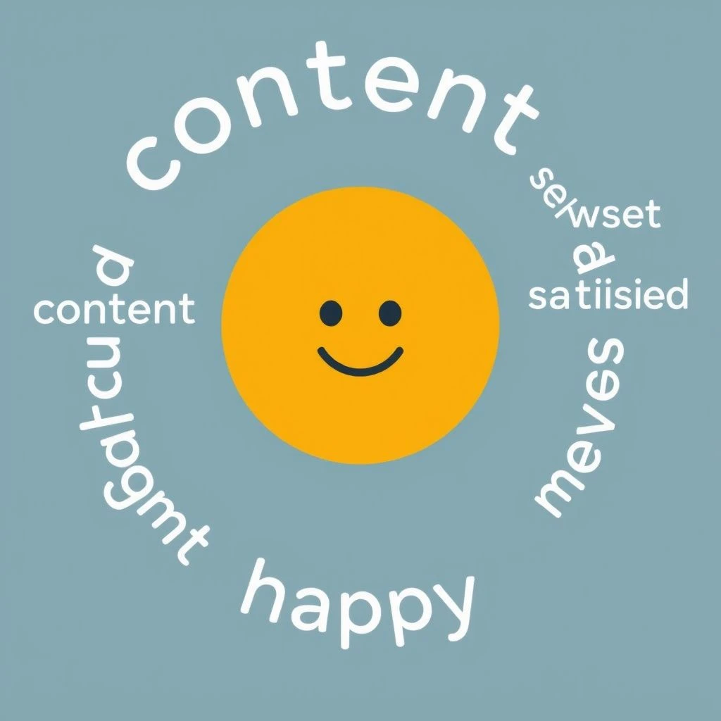 Sinónimos de Content para Expresar Satisfacción Claramente