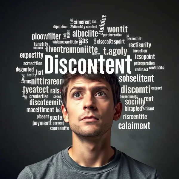 A visual representation of Synonyms for Discontent