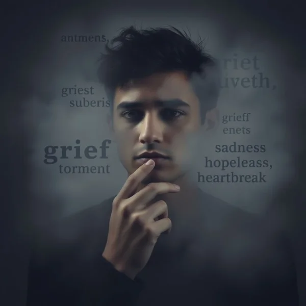 Synonyms for Grief illustrated