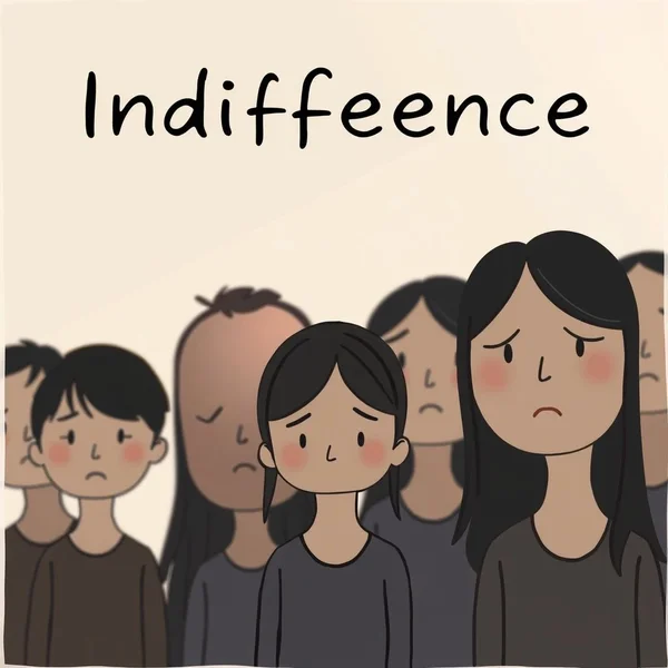 Image showing various expressions related to Synonyms for Indifference