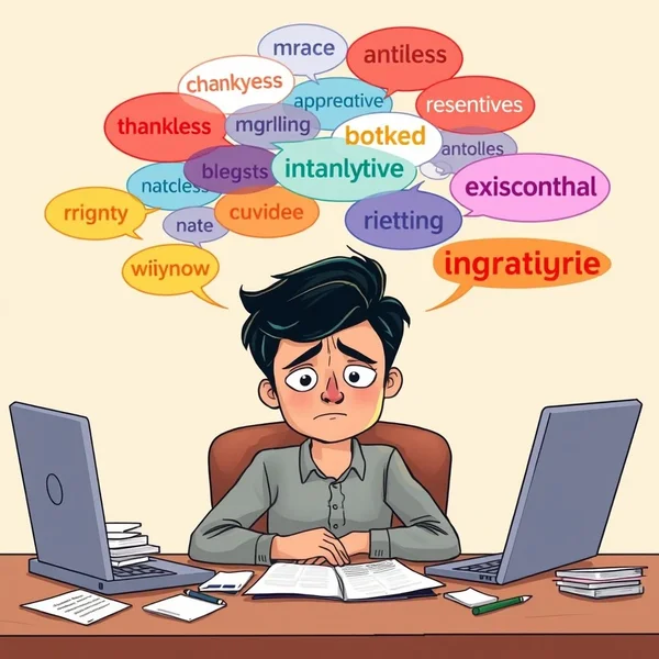 Image title: Exploring Synonyms for Ungrateful to Boost Vocabulary