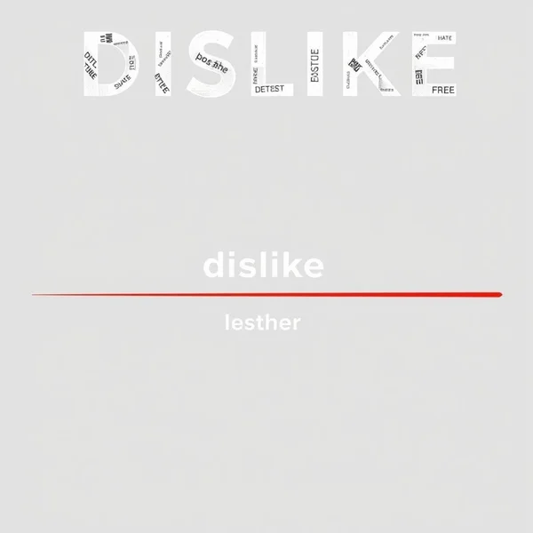 A visual representation of synonyms for hate, showcasing different intensities of dislike.