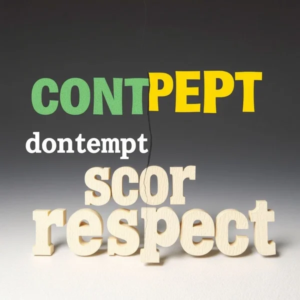 Image: A collection of words related to Synonyms for Disrespect (Sự thiếu tôn trọng)