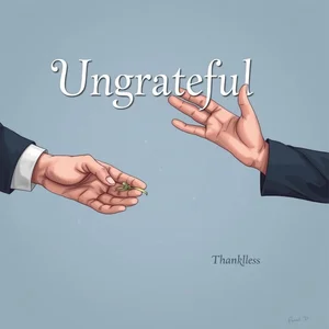 Từ đồng nghĩa Ungrateful Vô ơn Bày tỏ sự thất vọng rõ ràng
