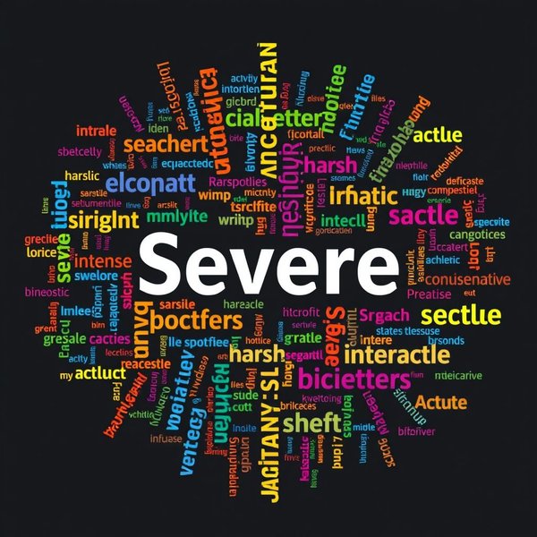 Synonyms for Severe to expand vocabulary