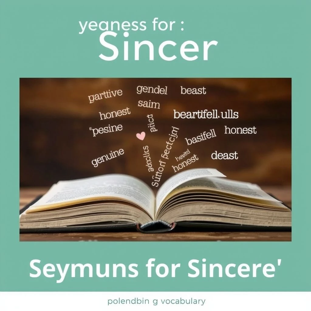 Từ đồng nghĩa với Sincere Diễn đạt Chân thật và Nâng cao Vốn từ