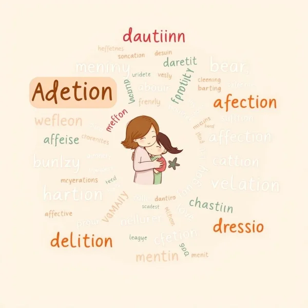 Synonyms for Affection: A visual guide to expressing warmth and care