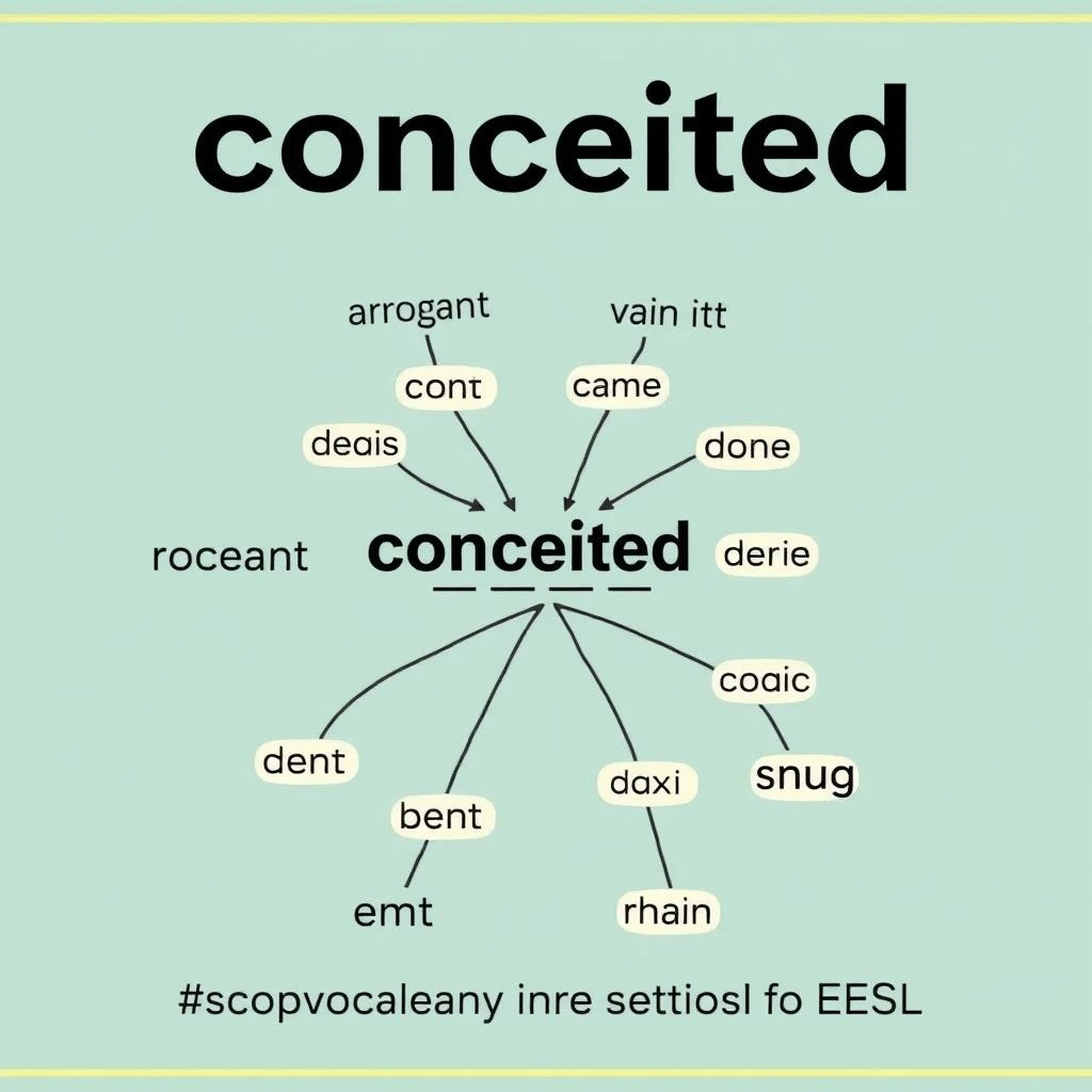 Sinónimos de Conceited (engreído) Suena Más Expresivo