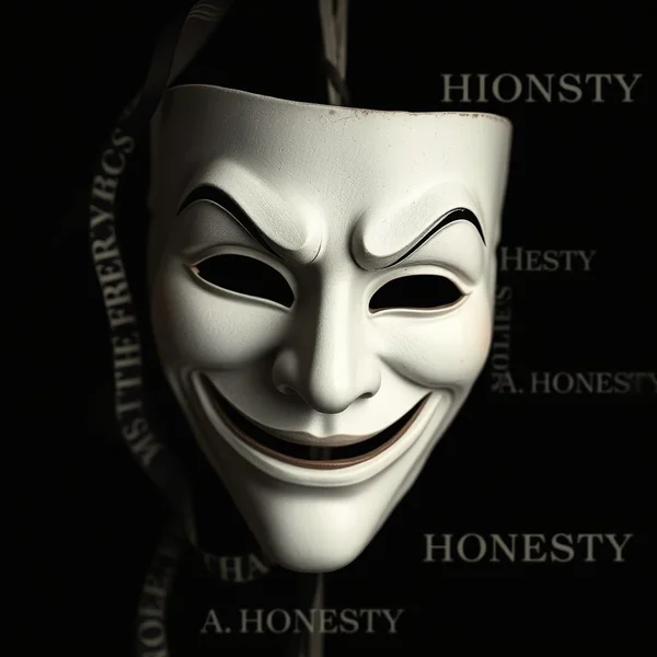 Imagem mostrando uma máscara teatral, simbolizando o tema de synonyms for Hypocritical