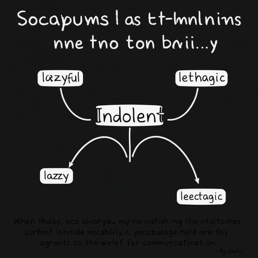 Explora Sinónimos de Indolente Indolent y Amplía tu Vocabulario