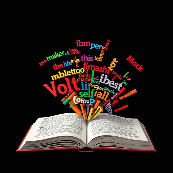 Imagem mostrando um contraste entre dull e bright, com o texto "Synonyms for Dull"