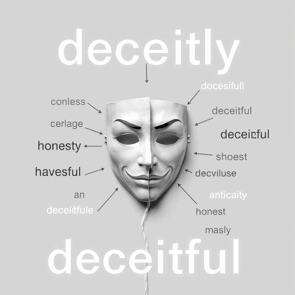 Sinónimos de Engañoso Deceitful Mejora Vocabulario Deshonestidad