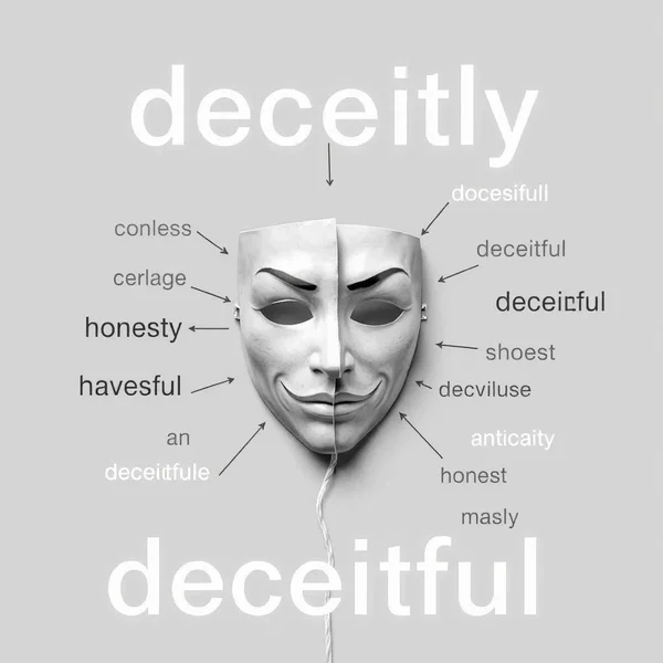 Visual representation of Synonyms for Deceitful