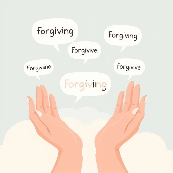 Visual guide to understanding synonyms for Forgiving