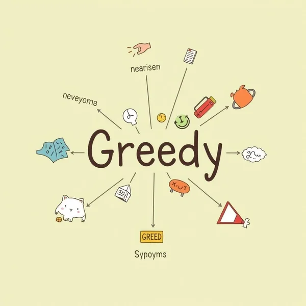 Image representing Synonyms for Greedy and vocabulary building