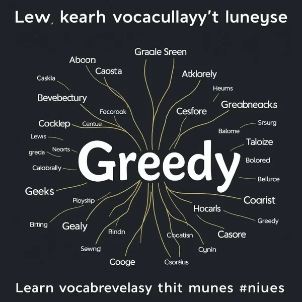 Image representing Synonyms for Greedy and vocabulary building